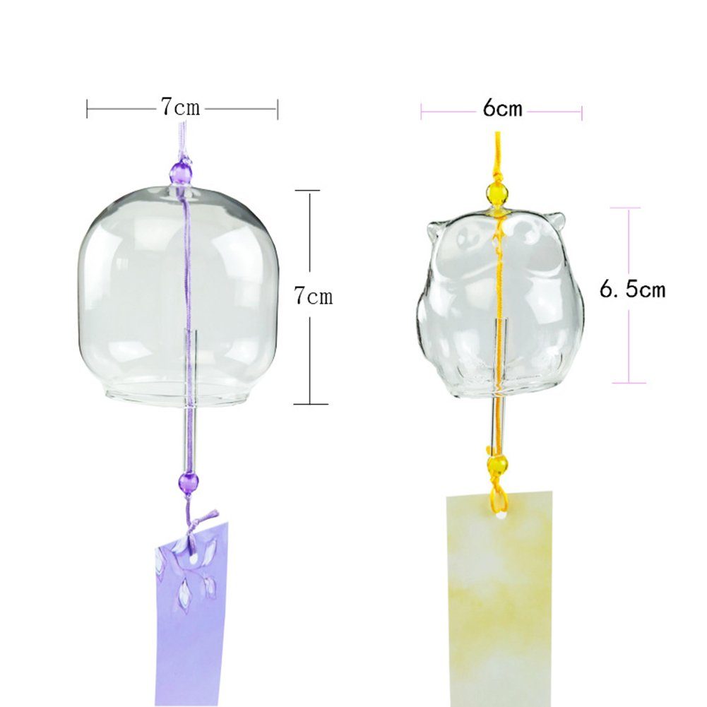 Blusmart Anhänger DIY Malerei Transparente Windspiele Zarte Handwerk Anhänger