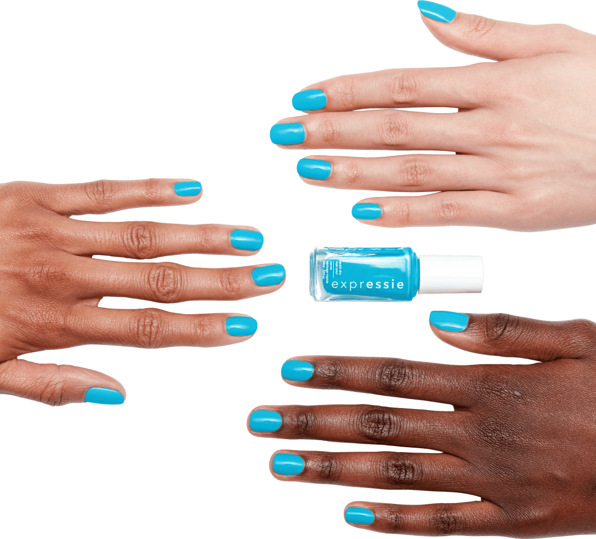 Nagellack Expressie Word On The Street 485 Blau, 10 ml