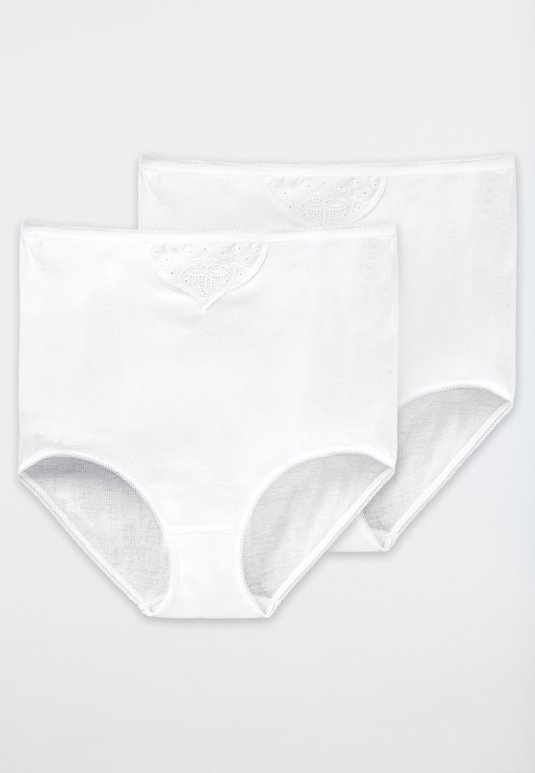 Maxislips 2er-Pack weiß - Cotton Essentials