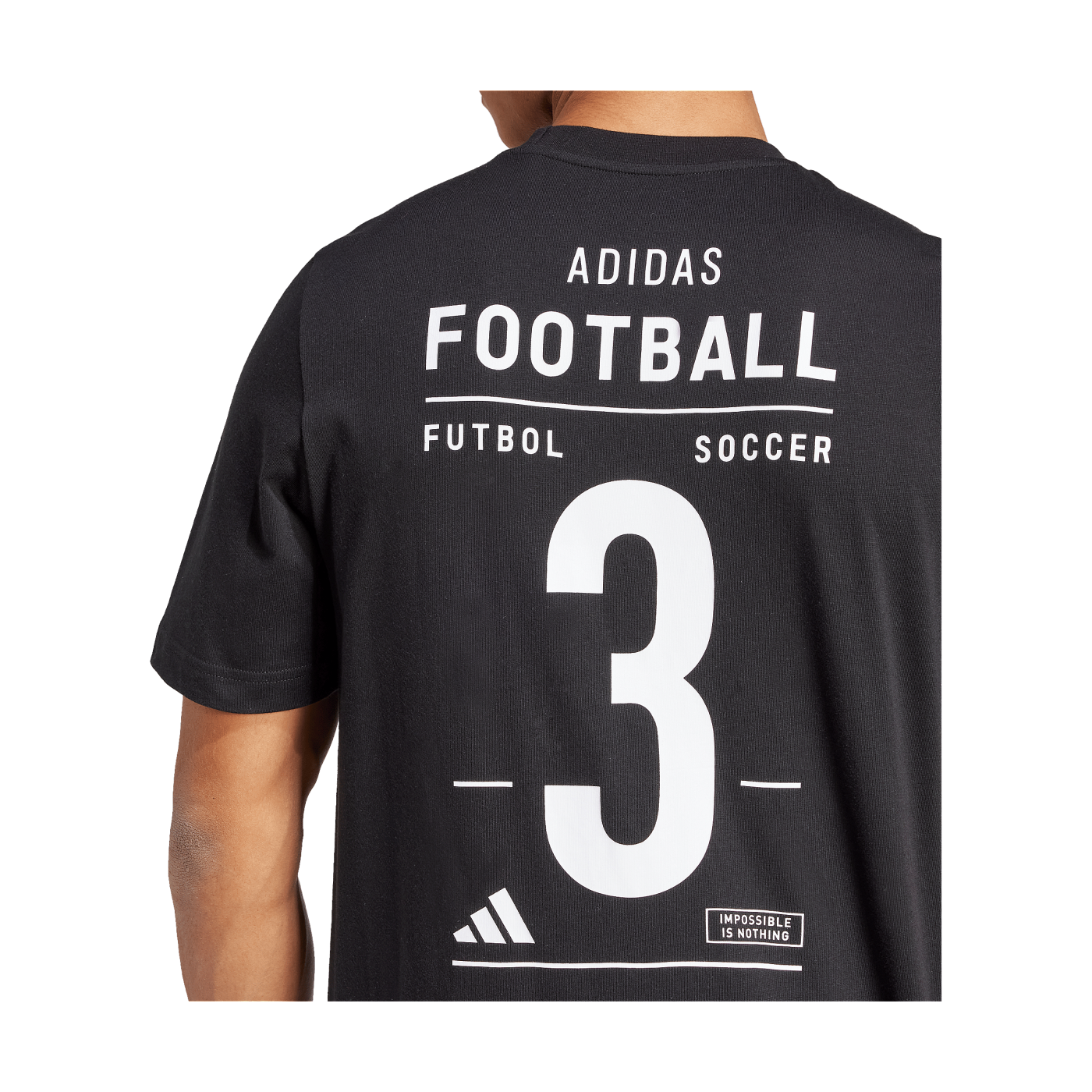 adidas Football Category Logo T-Shirt Schwarz