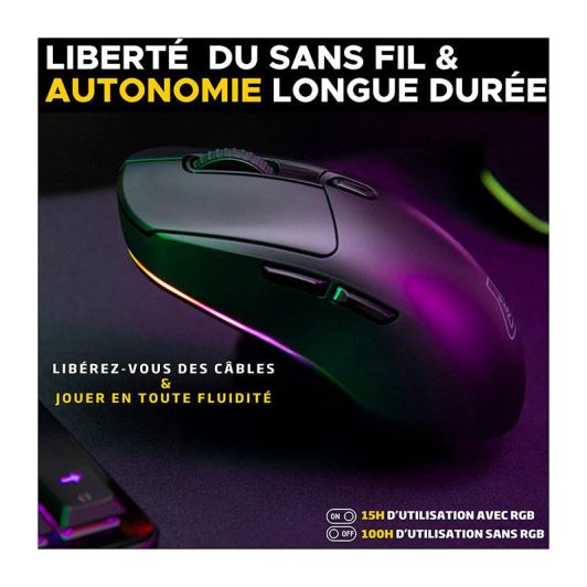 The G-Lab Kult Titanium Gaming Muis