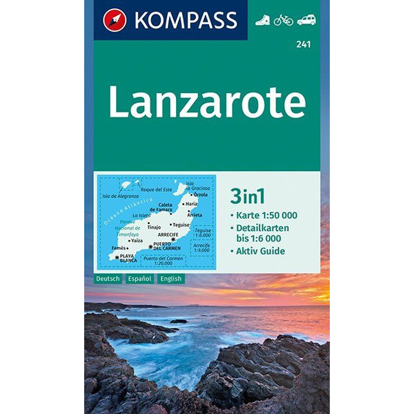 KOKA 241 LANZAROTE - Wanderkarte