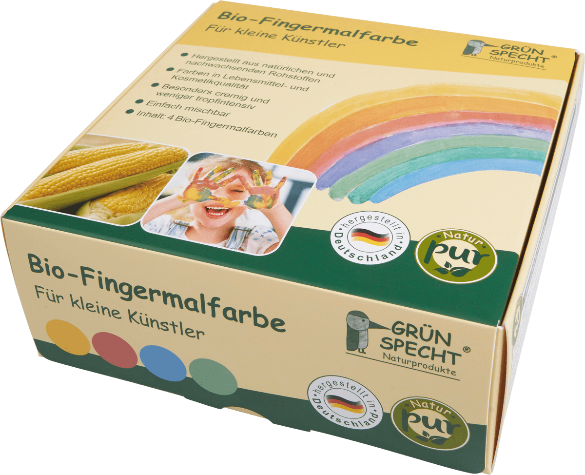 Fingermalfarbe (4 Farben), 1 St