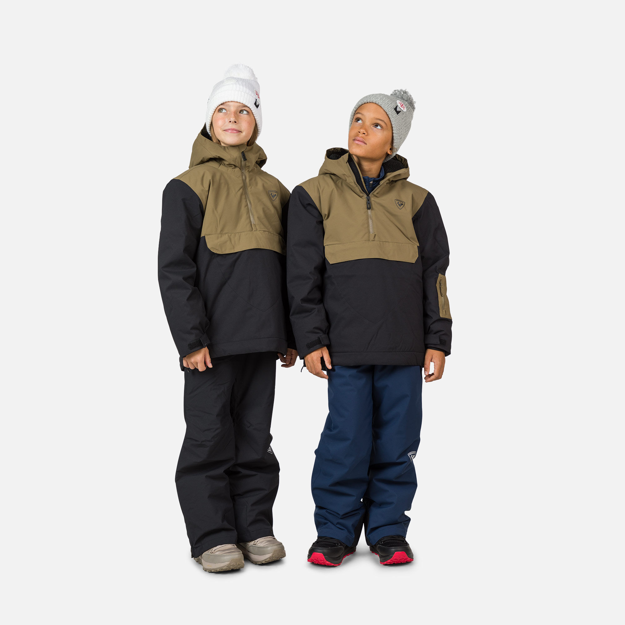 Veste anorak de ski Bicolor enfant