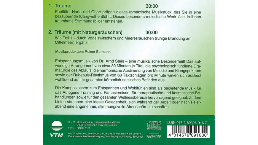 TRÄUME-Sanfte Musik z.Entspannen Musik z. Entspannen & Wohlfühlen