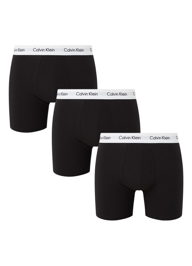 Calvin Klein Boxer Shorts with logo waistband in a 3-pack