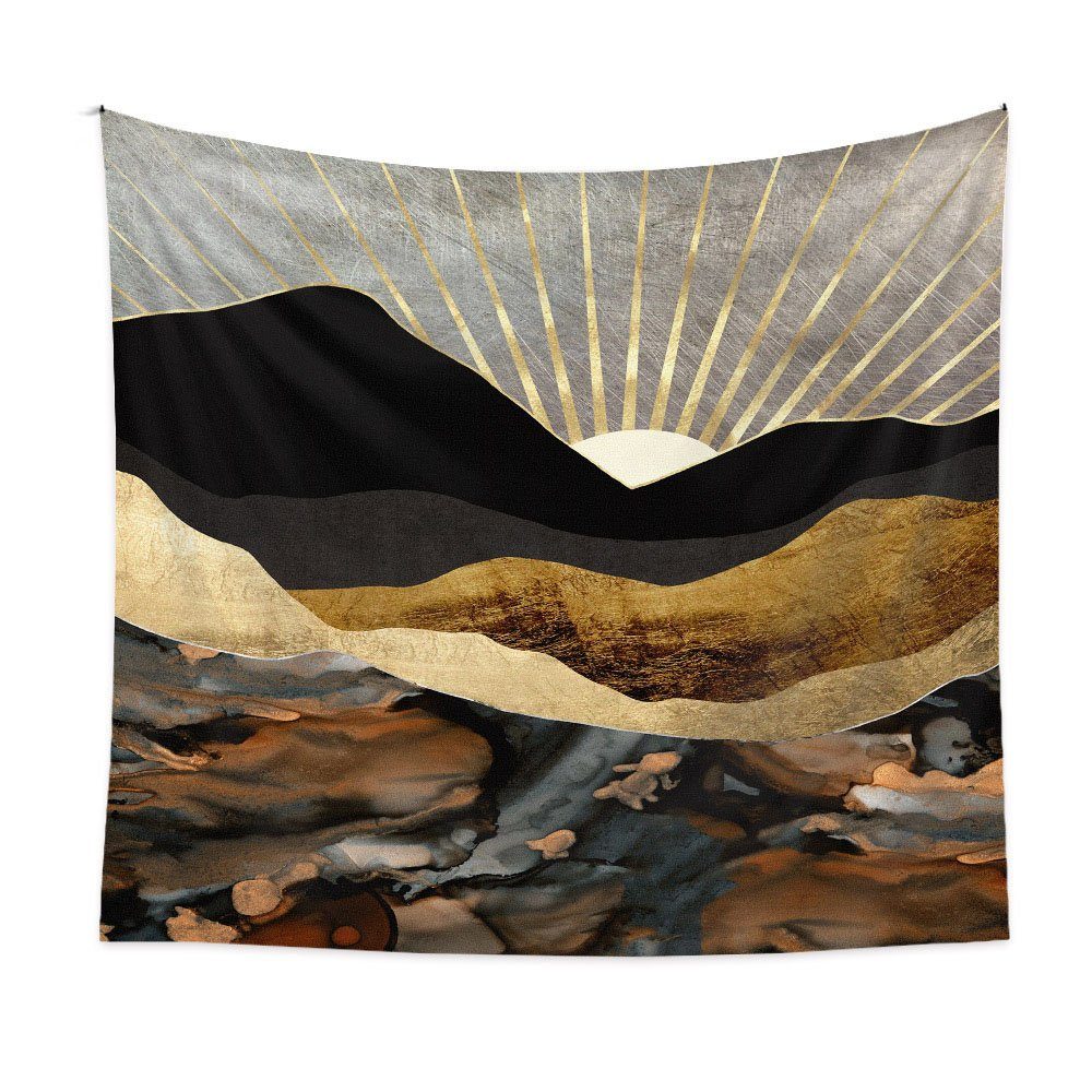 Wandteppich Wandteppich Hintergrund Wandteppich, Landschaft Wandteppich, Aphollod, Wandbehang Psychedelische Natur Landschaft Tapisserie Dekoration