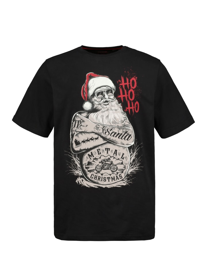 JP1880 Kurzarm T-Shirt in schwarz günstig kaufen