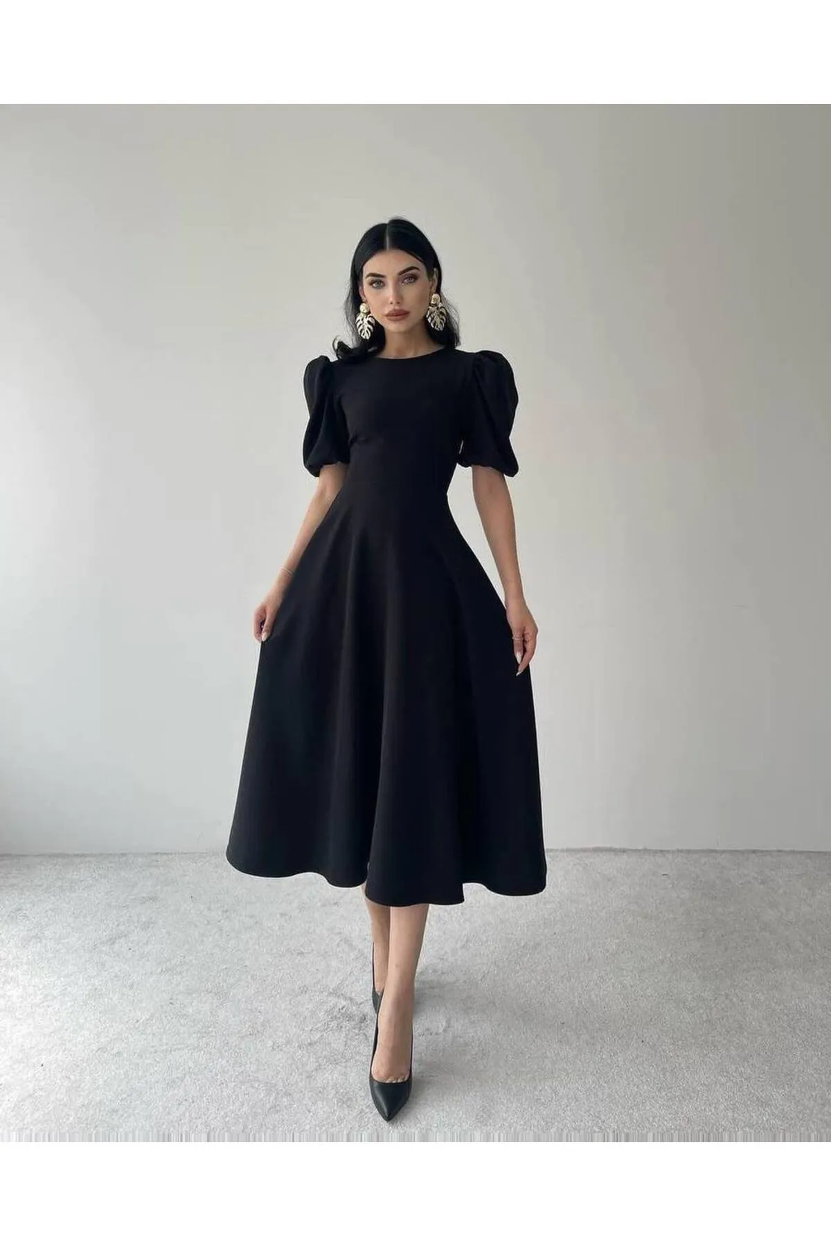SONREİR  Kleid - Schwarz - A-Linie