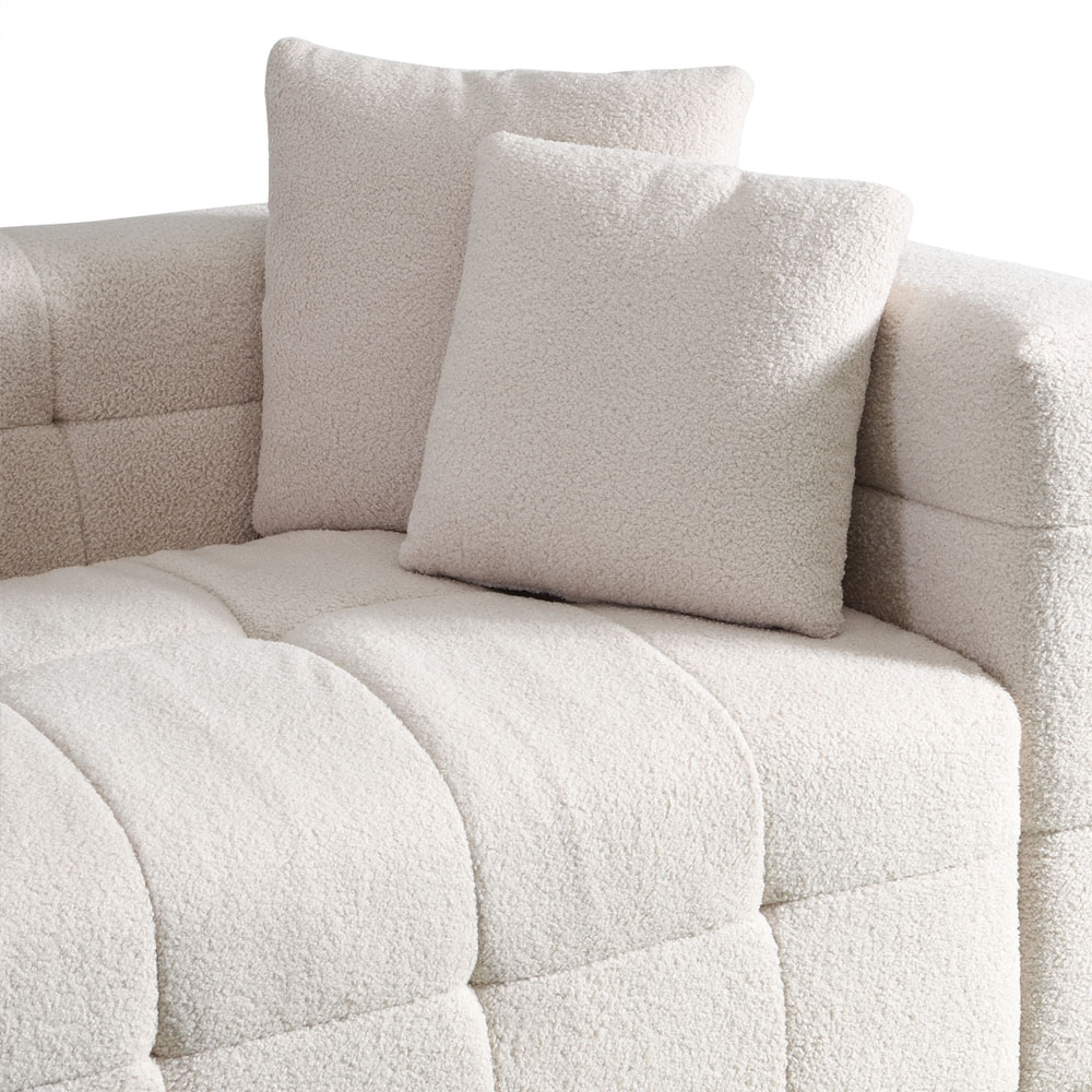 Home Deluxe Teddy Sofa COMO - Beige