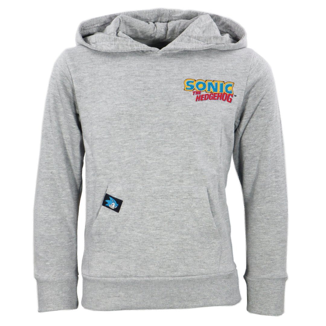 Sonic The Hedgehog Kapuzenpullover Sonic the Hedgehog Kinder Jungen Hoodie Pulli Gr. 104 bis 152