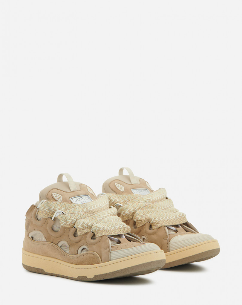 SNEAKERS CURB EN CUIR