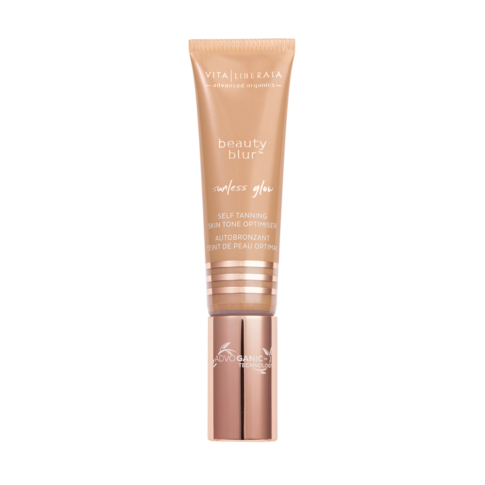 Vita Liberata Beauty Blur Crème teintée illuminateur autobronzant progressif - Latte BB crème visage avec autobronzant