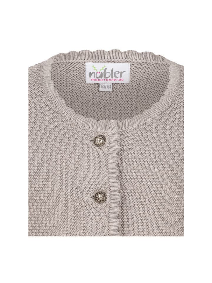 Nübler Kinderstrickjacke Yvonne in Grau günstig kaufen