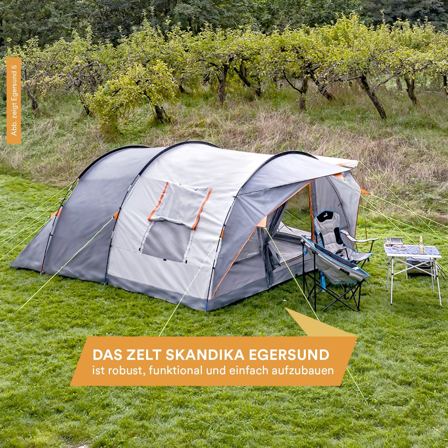 Skandika Egersund 7 Sleeper Tunnelzelt