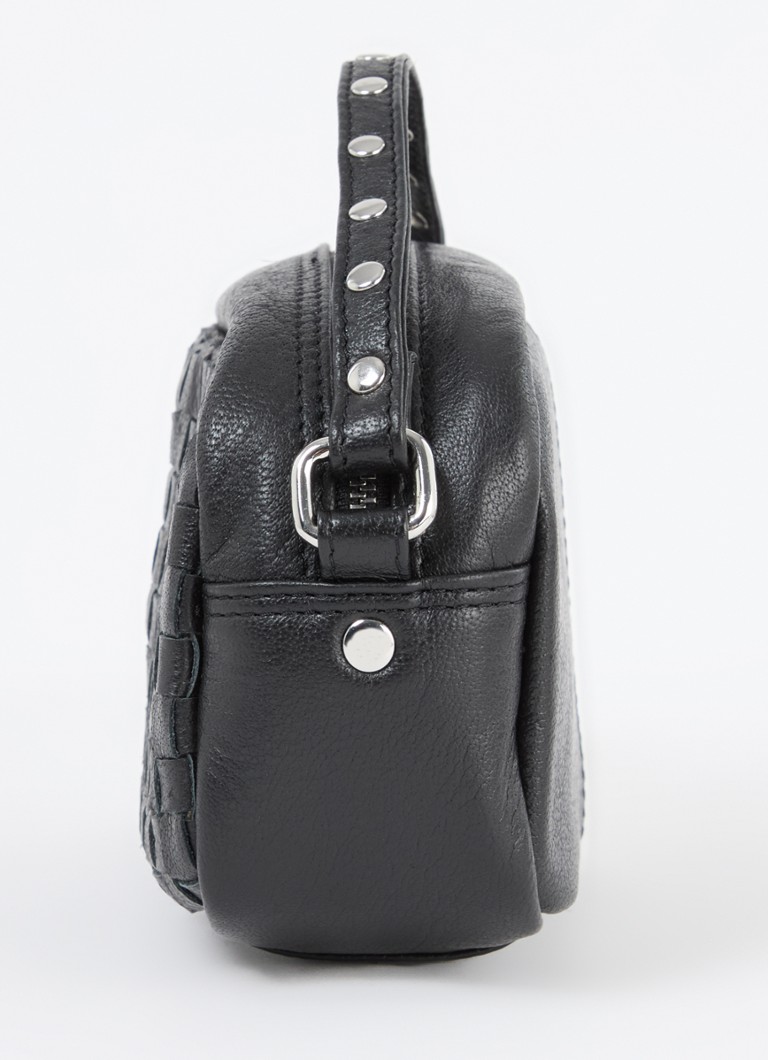 Núnoo Lyra Lederhandtasche mit geflochtenen Details und abnehmbarem Schulterriemen