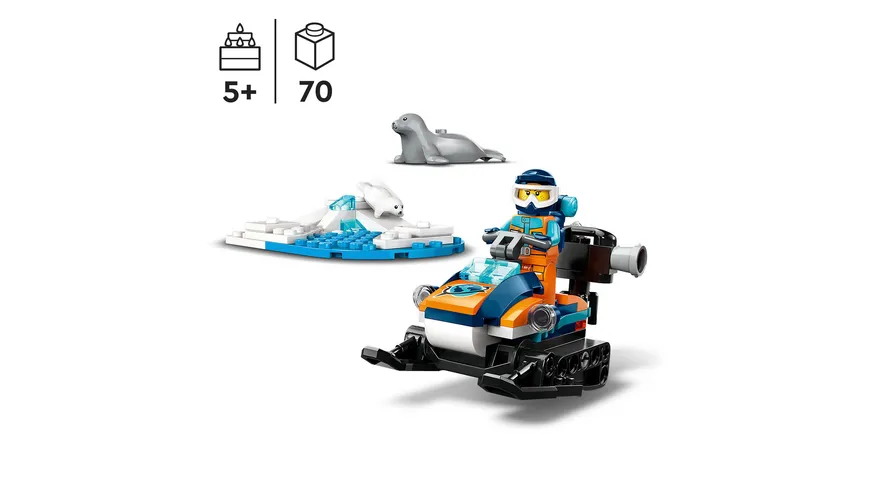 LEGO City 60376 Arktis-Schneemobil