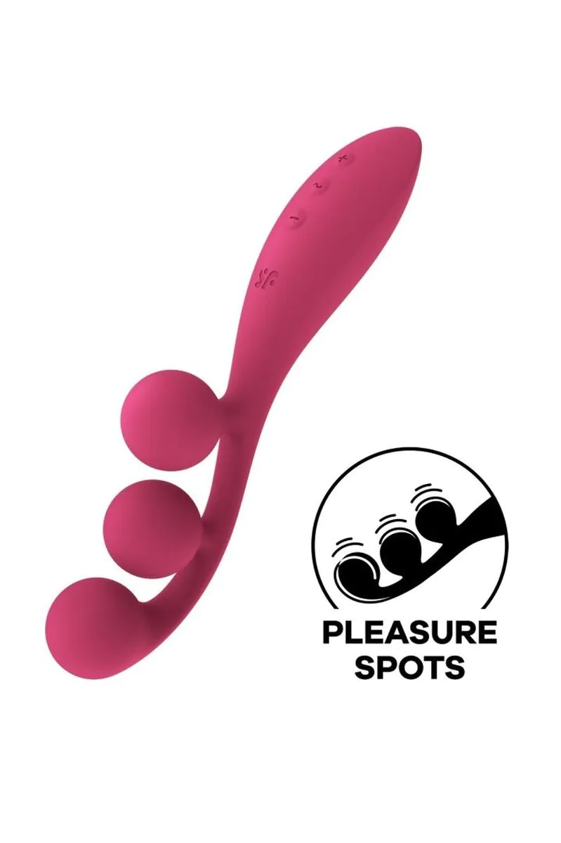 Satisfyer Tri Ball Massager Rød