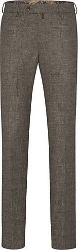 MEYER Chino-Hose Flannel Check Chino