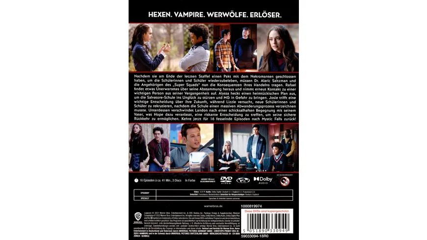 Legacies: Staffel 3  [3 DVDs]
