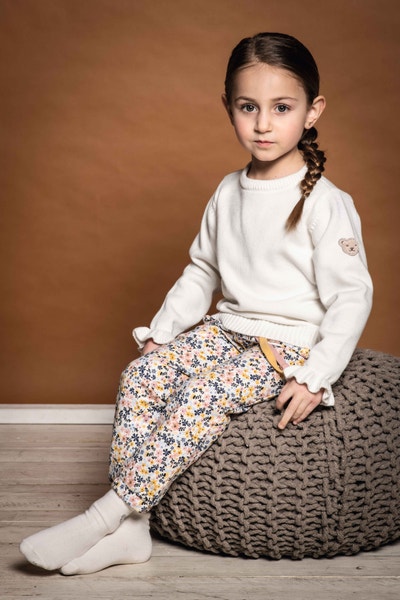 Pullover, beige für Mädchen