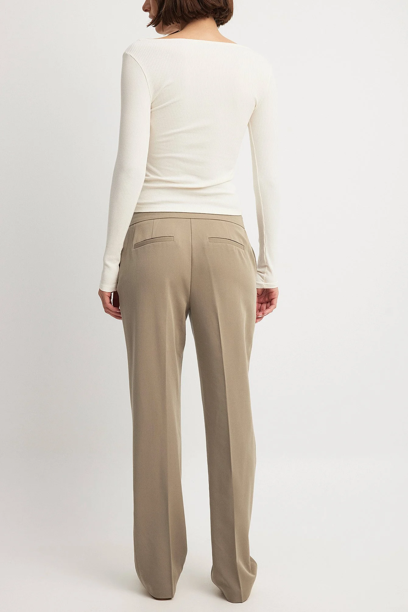 Anzughose mit niedriger Taille