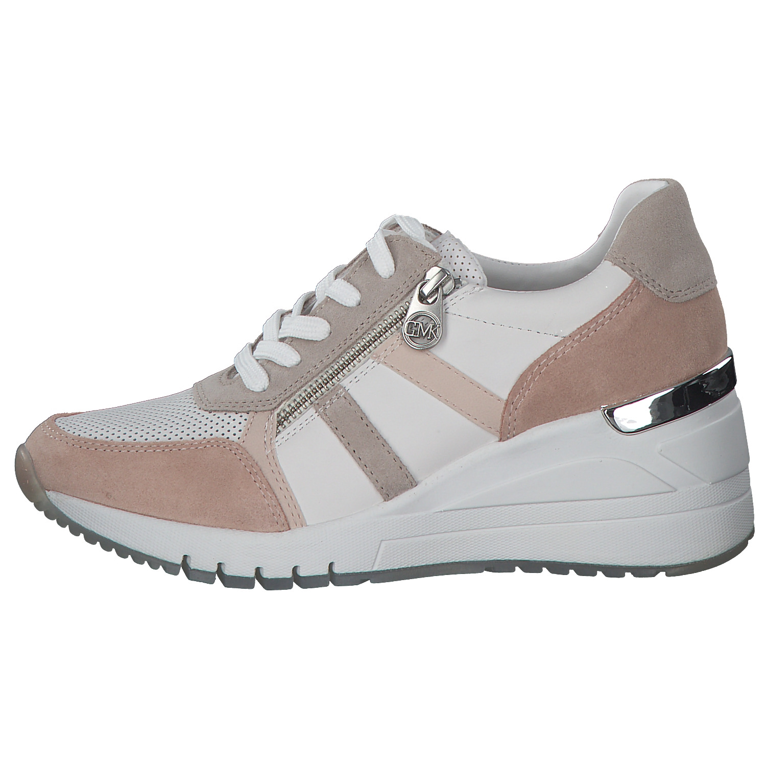 Marco Tozzi 83701, Sneakers Low, Damen, White comb
