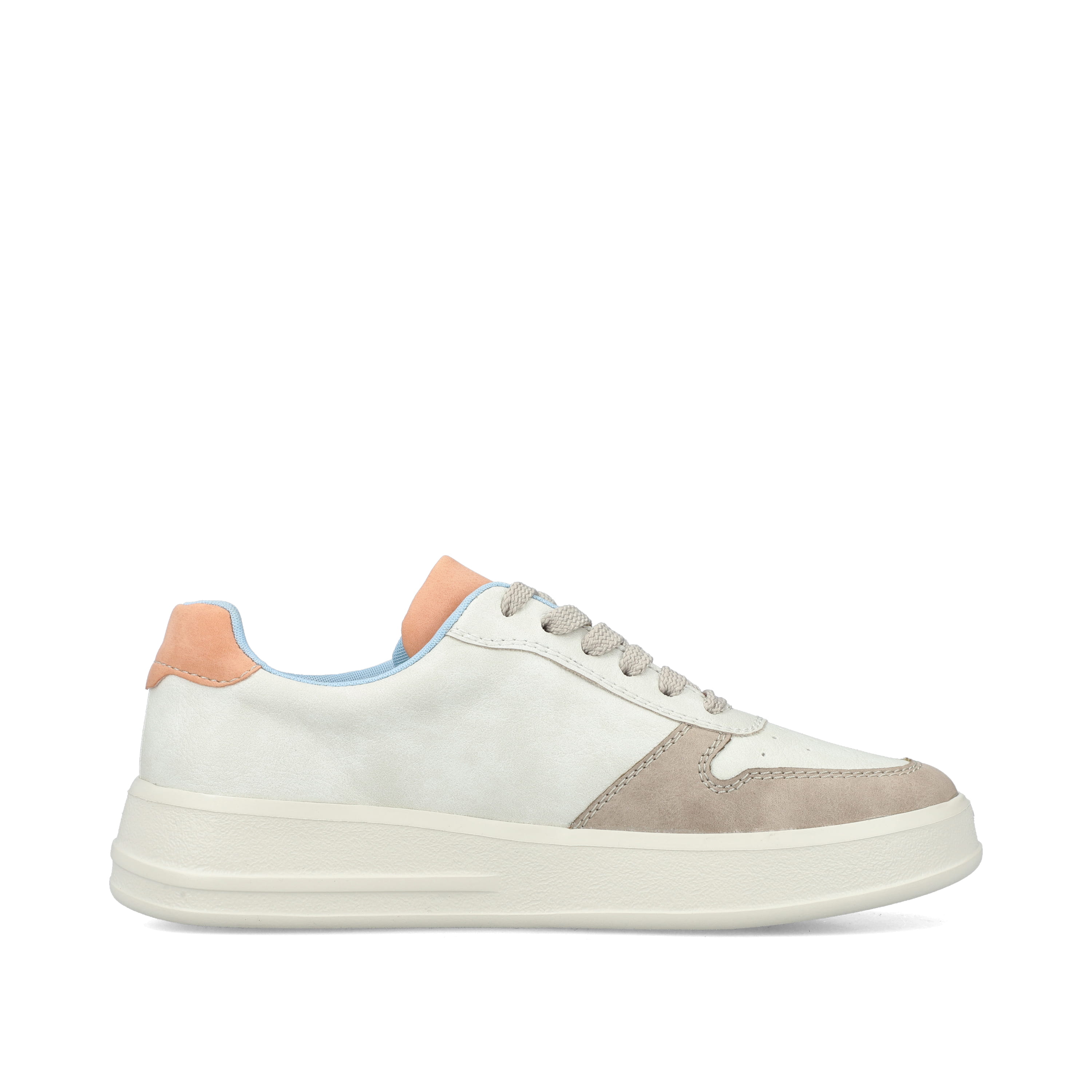 Rieker Damen Sneaker Low schwanenweiss