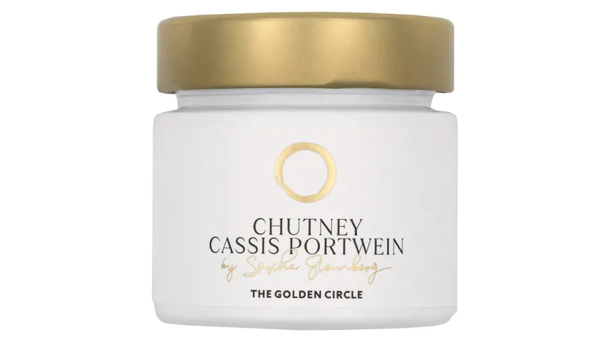 THE GOLDEN CIRCLE Chutney Cassis Portwein by Sascha Stemberg 130 g