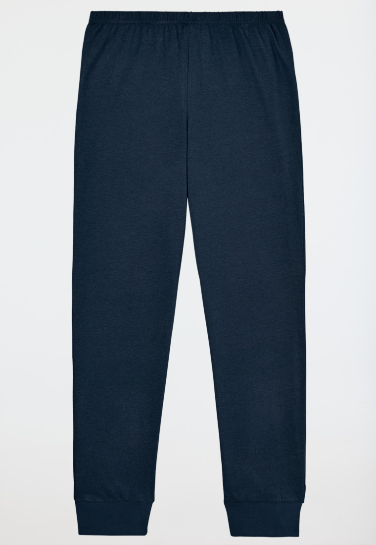 Schlafanzug lang blau - Nightwear
