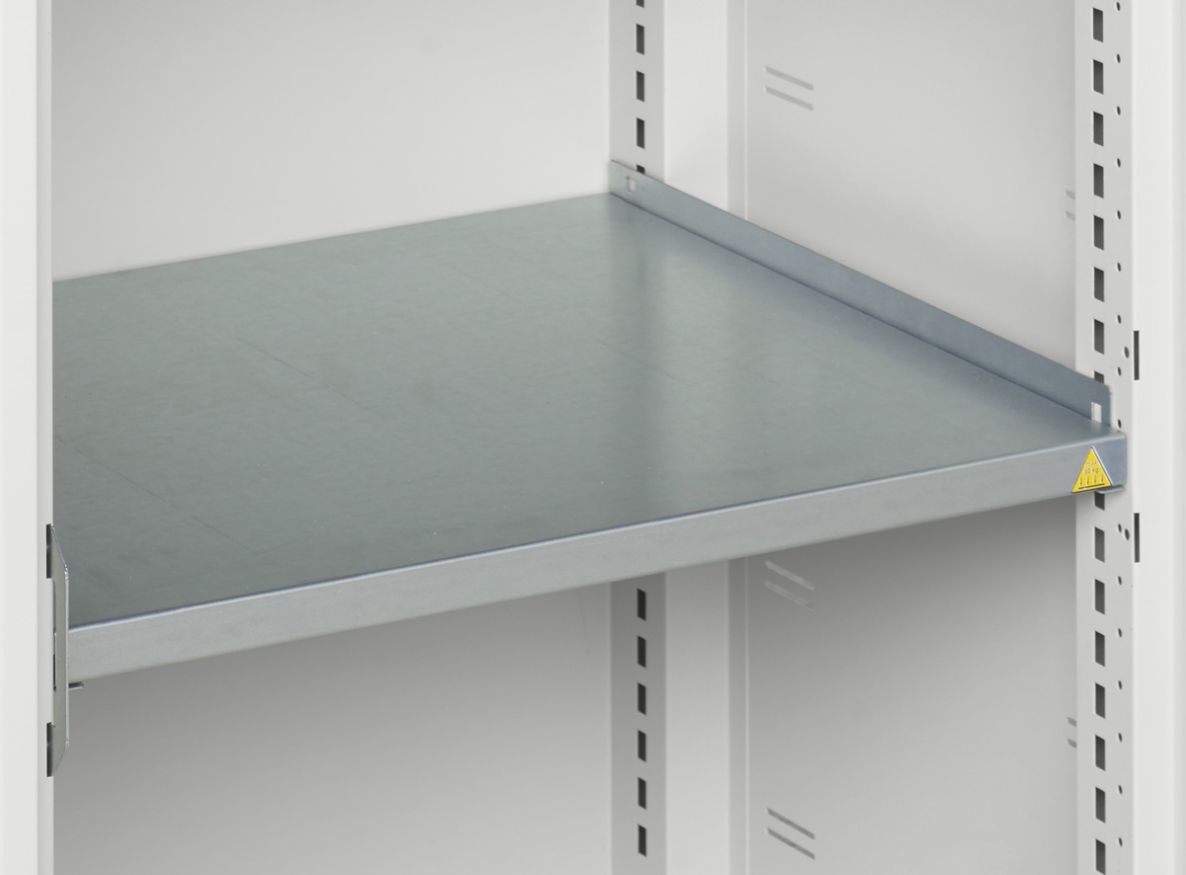 Bott 16926572.11 Verso Systemschrank 1050x550x2000mm 1 Einlegeboden 3 Schubladen 1 perforierte Rückwand RAL 5010