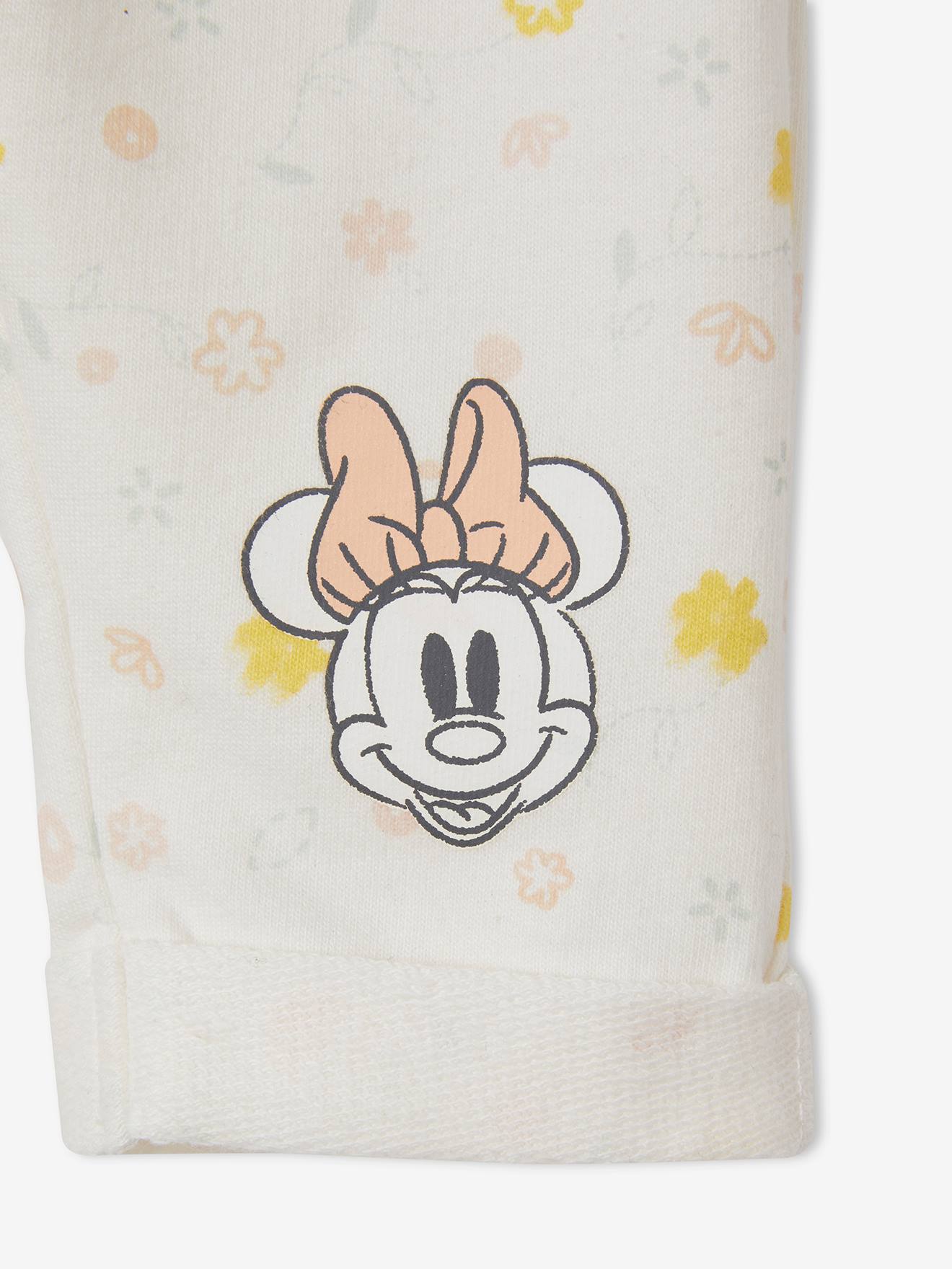 Legging bébé fille DS® Minnie blanc imprimé