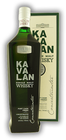 Kavalan Concertmaster Port Cask Finish Single Malt 40% Kavalan Concertmaster Port Cask Finish Single Malt 40%  0,7	 Liter - Vol 40%