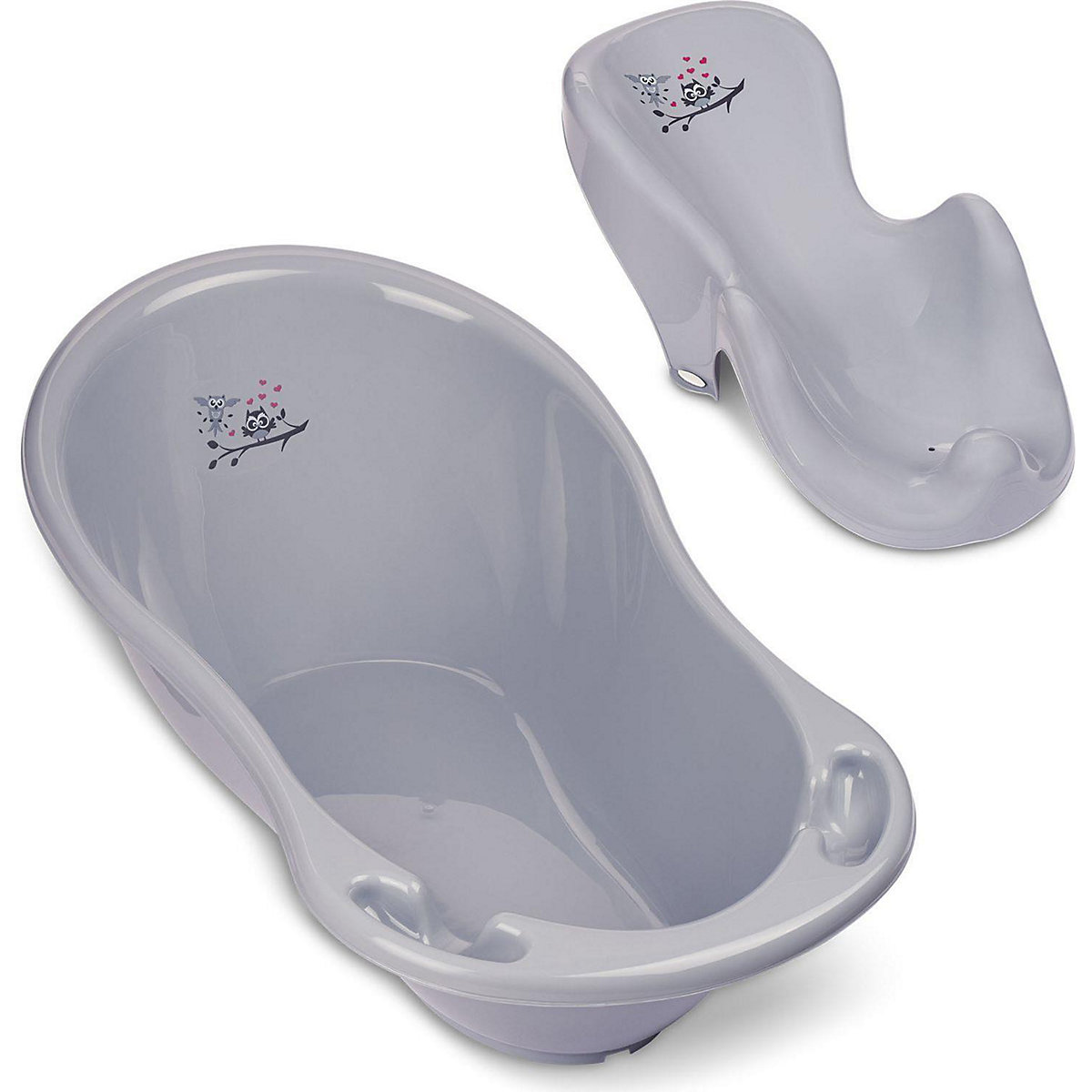 Baby Badewanne 2 Set - Baby Wanne mit Wannensitz