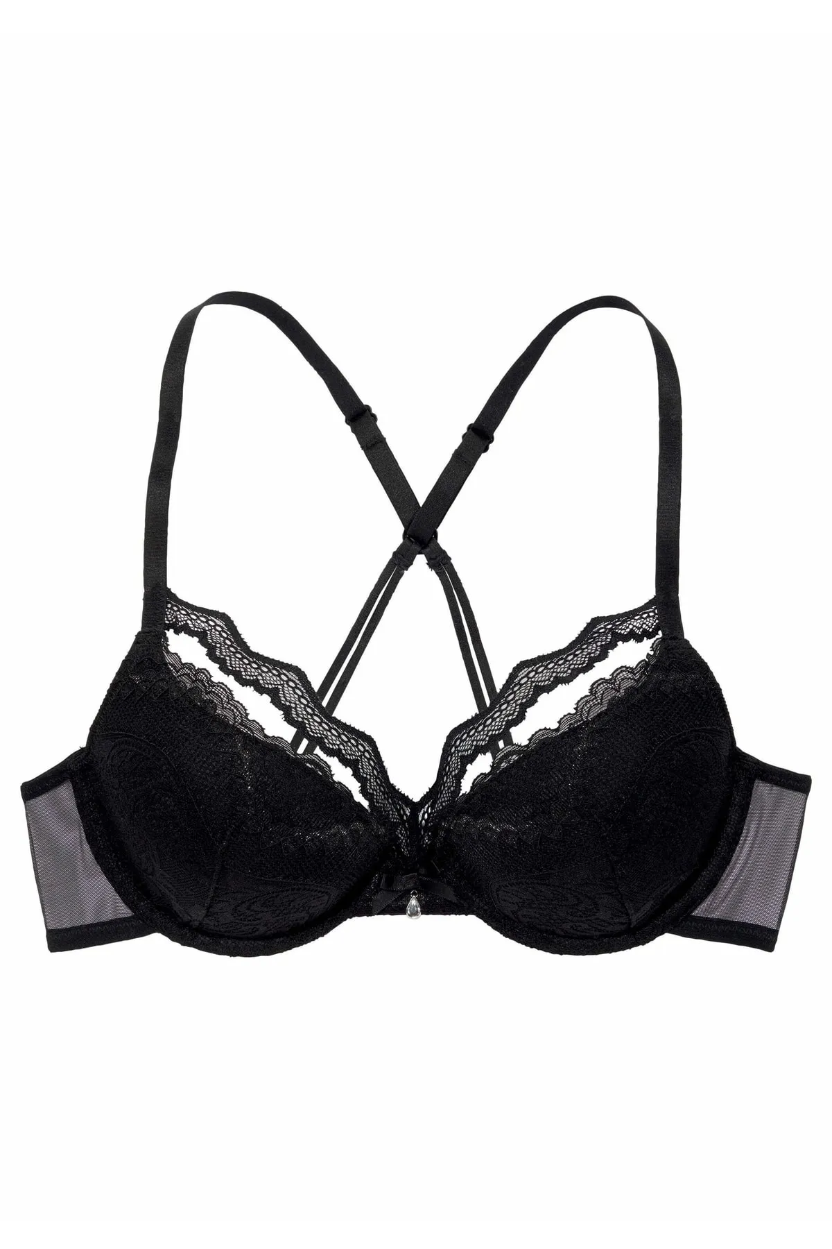 PETITE FLEUR GOLD  BH - Schwarz - Unifarben