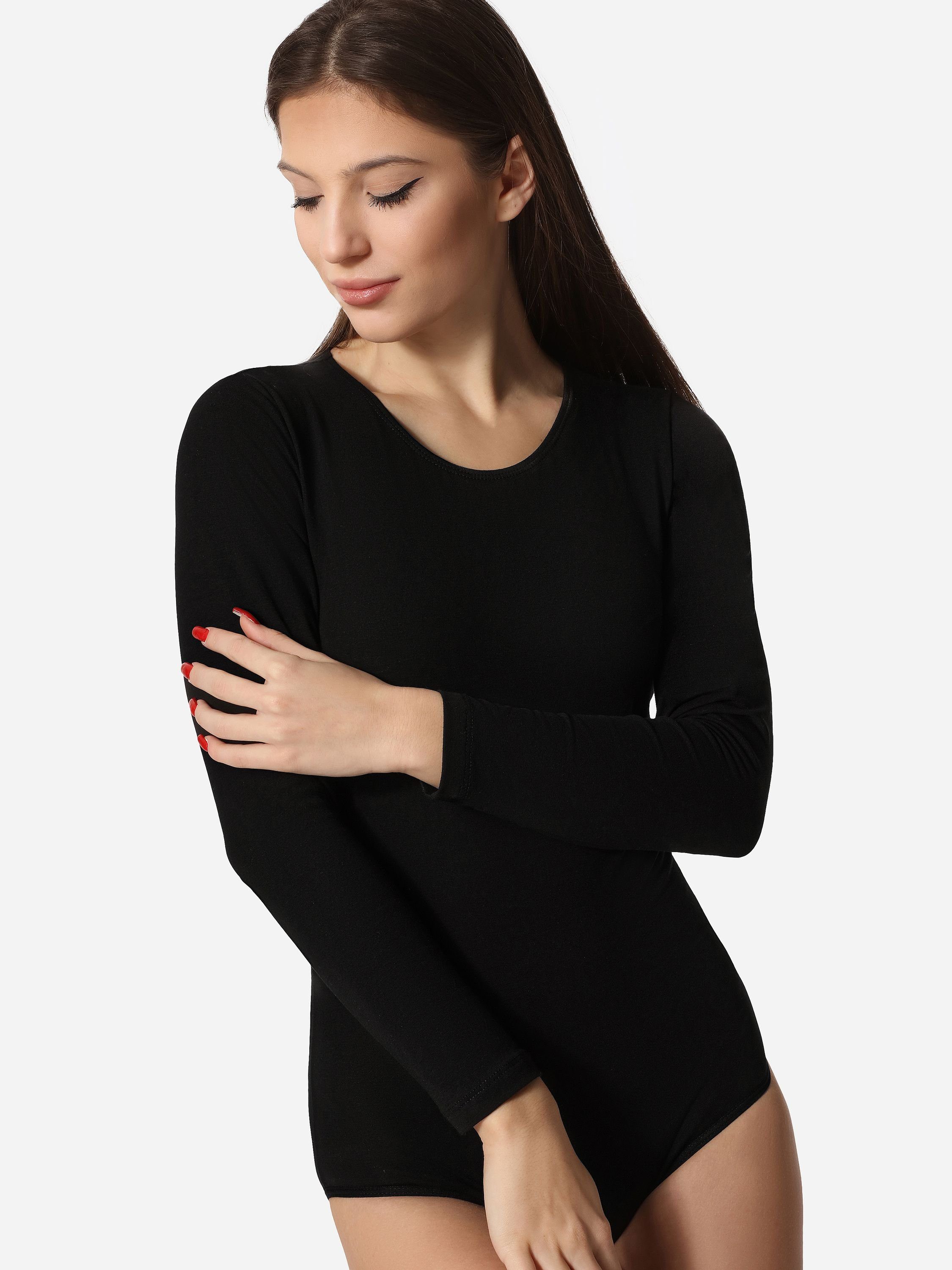 Merry Style Body Damen Langarm Body MS-114