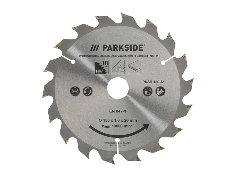 Lâmina de serra circular PARKSIDE® PKSB 150 A1