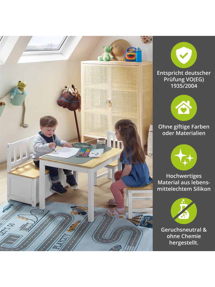 BOMI Kindertischmatte in Grau günstig kaufen onesize