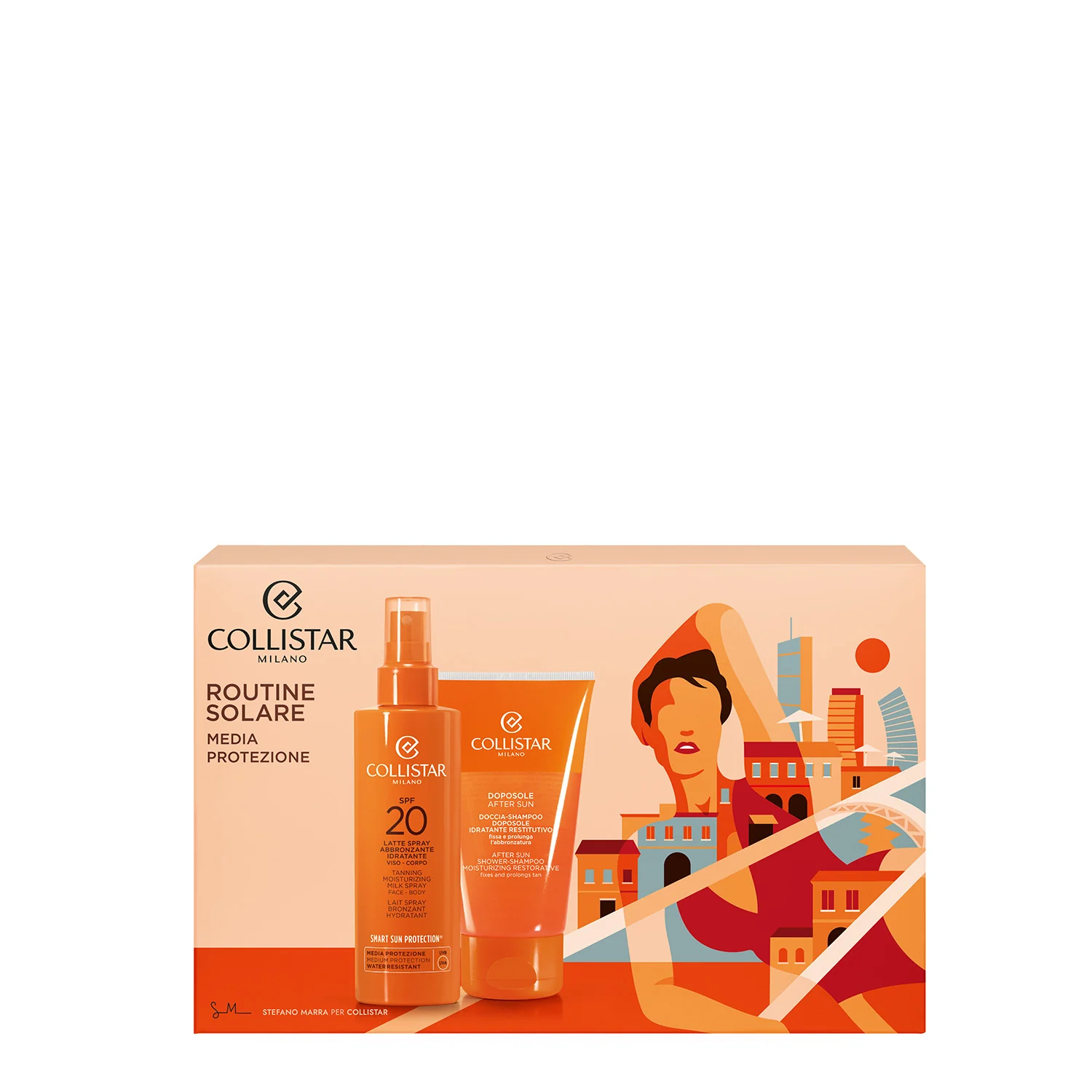 Barnítókészlet Hidratáló Spray Tejes Barnító SPF20 - Napozókészlet, Napozókészlet