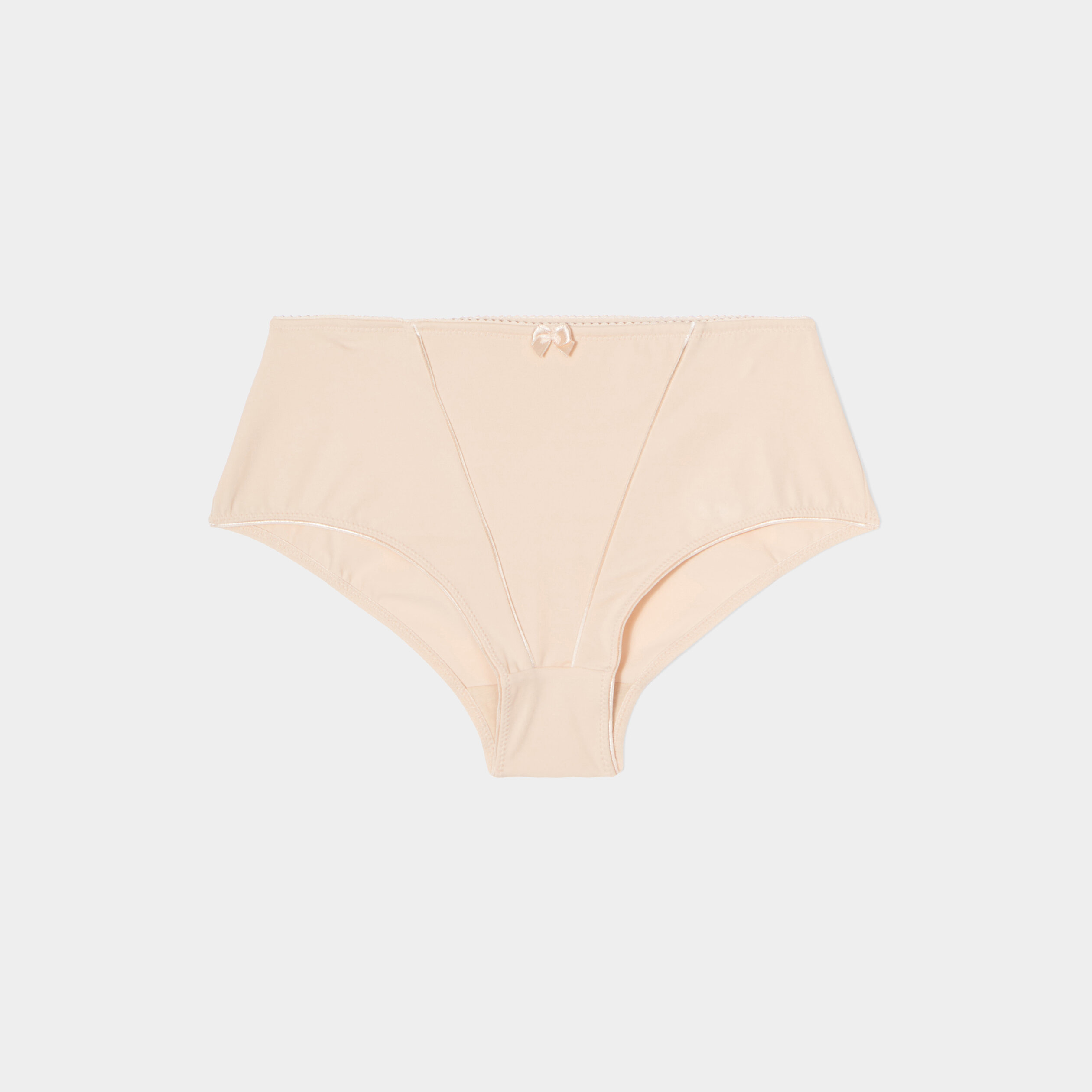 Culotte effet gainant microfibre beige femme | La Halle
