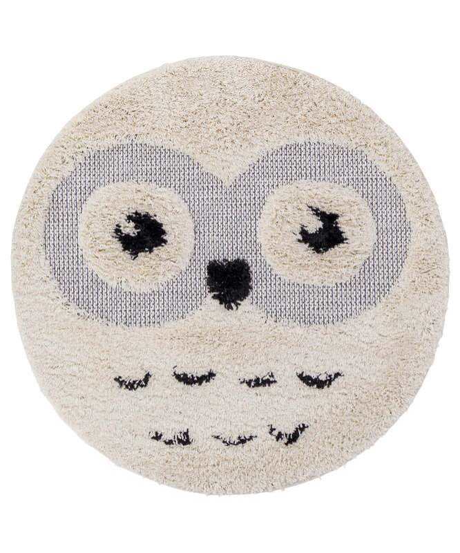Tapis rond HIBOU 120x120cm