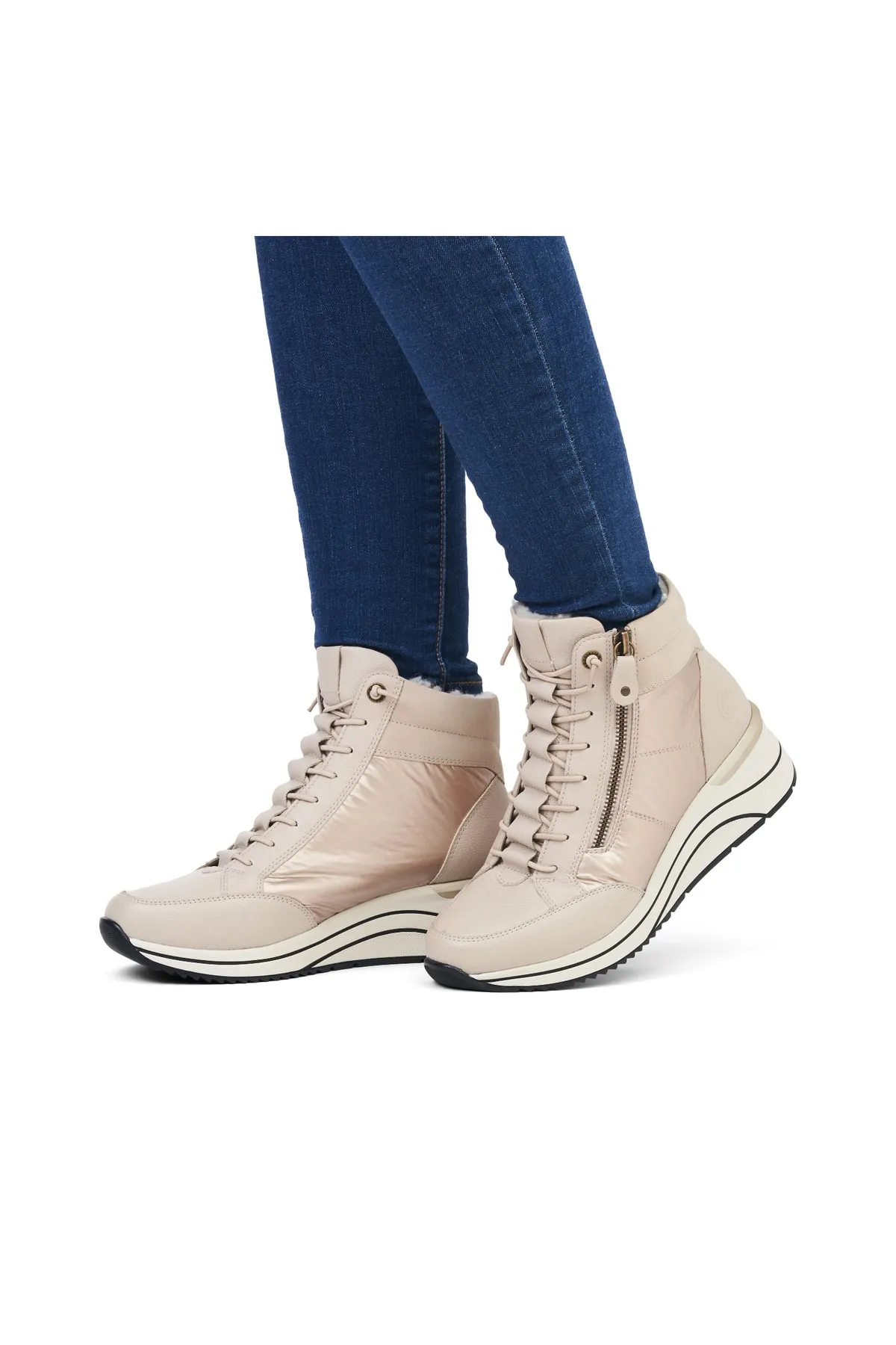 Remonte  Sneaker - Weiß - Flacher Absatz