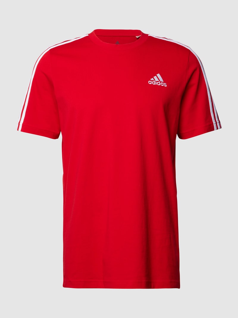 T-Shirt mit labeltypischen Streifen Modell 'SCARLE ECARLA' in rot