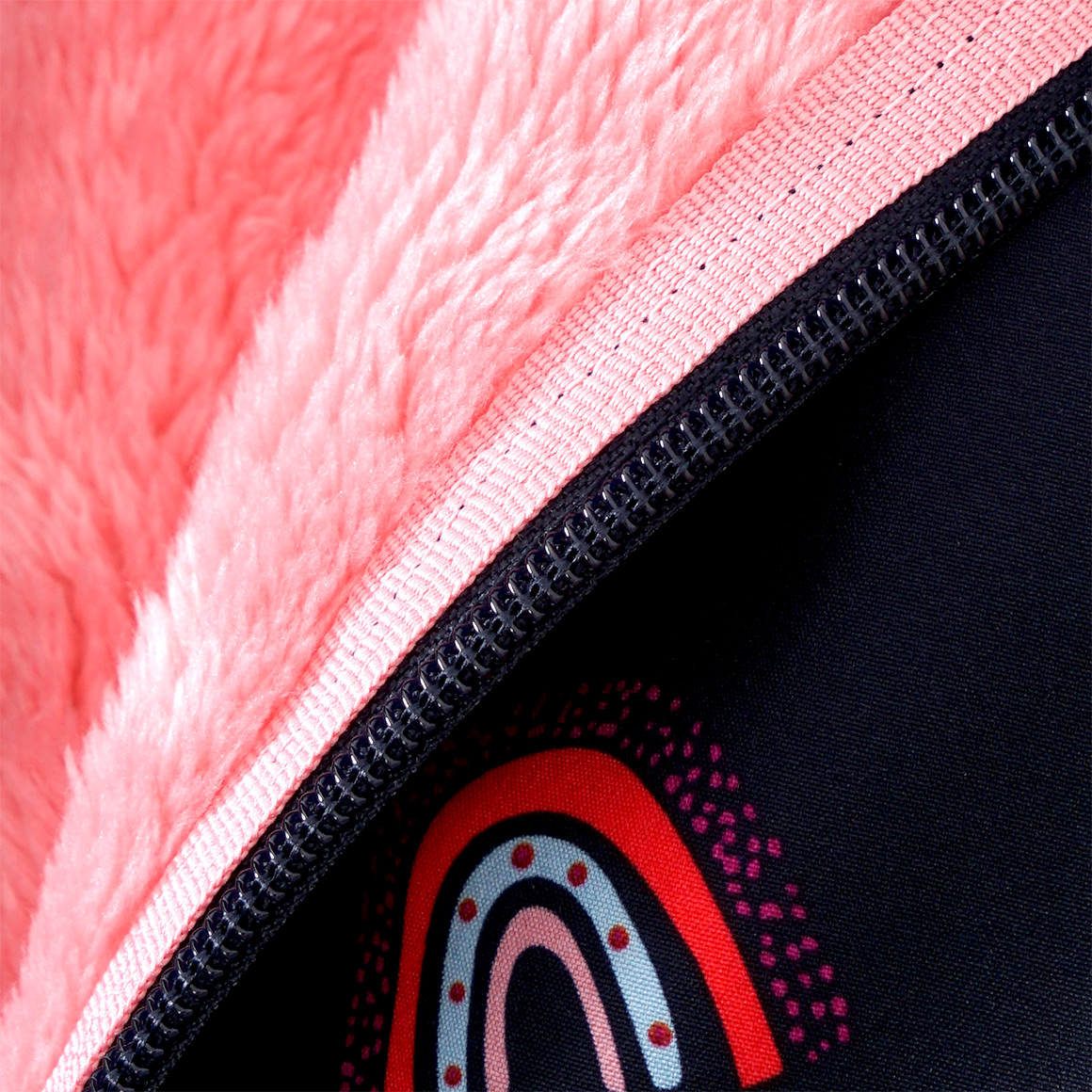 Baby Softshell-Overall mit Regenbogen-Allover