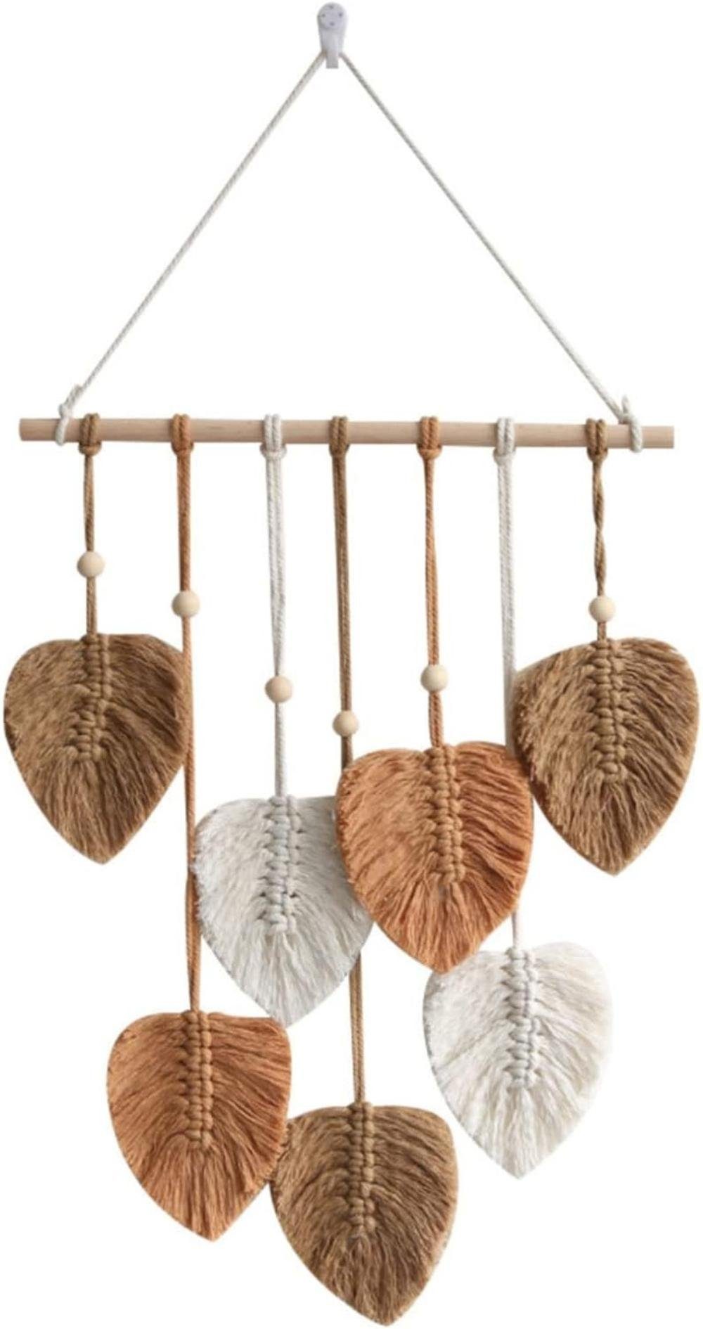 Wandteppich Makramee 100%Baumwolle Wandbehang, Blusmart, Wanddekoobjekt Boho