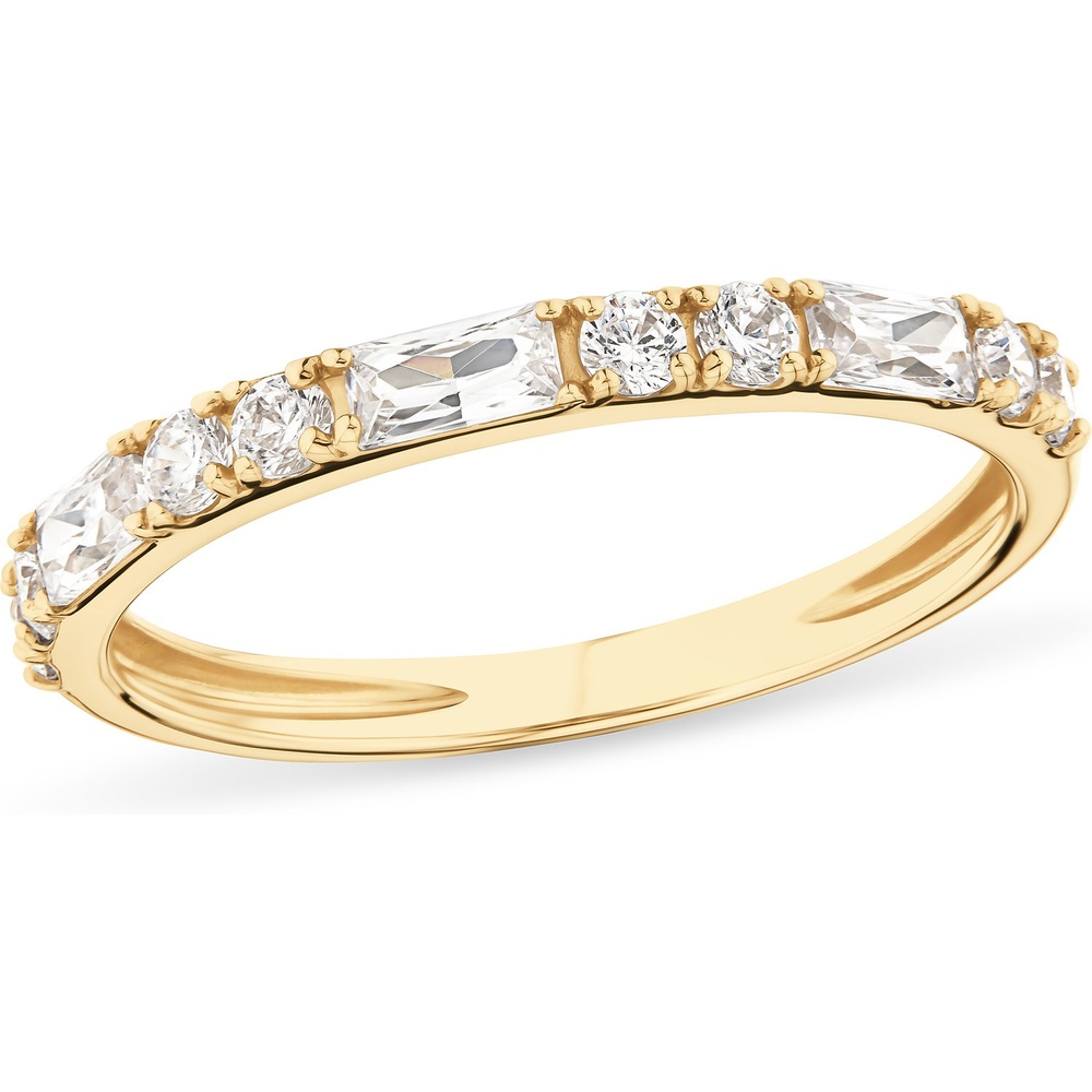 FAVS Bague pour femme 375 Or jaune or jaune Bague