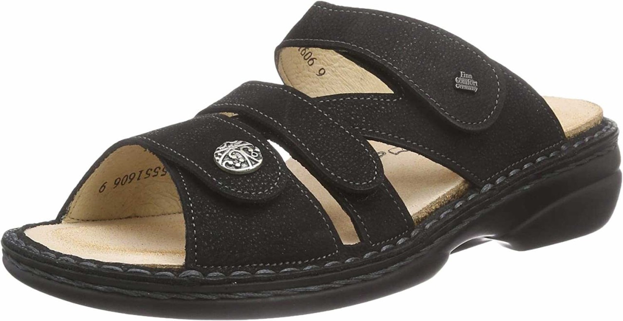 FINN COMFORT Pantoletten schwarz Finn Ventura-s schw. Longbeach
