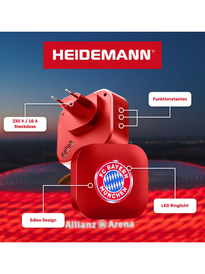Heidemann  Heidemann Funkgong-Set Stern des Südens FC Bayern München günstig kaufen onesize