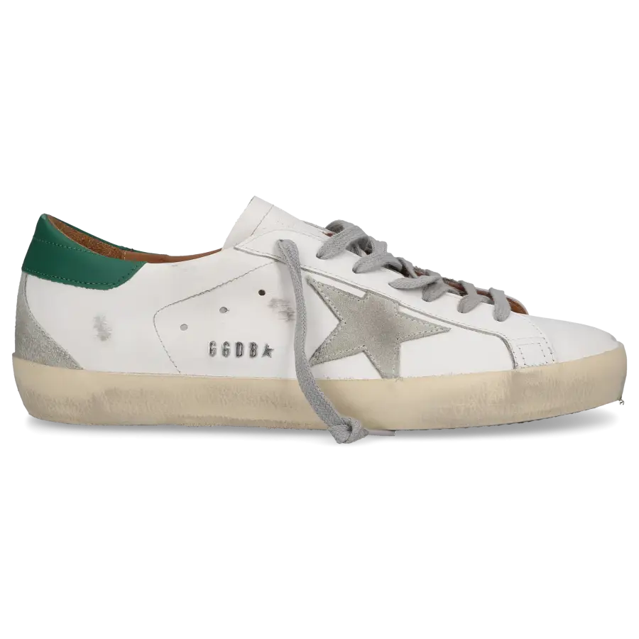 Golden Goose - Sneaker low SUPER-STAR Kalbsleder - weiß