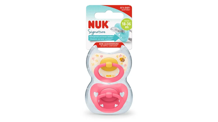 NUK Schnuller Signature Silikon 18-36 Monate